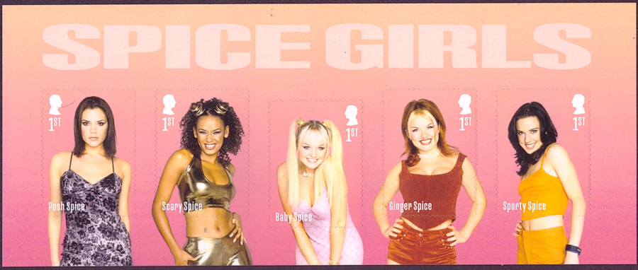 (image for) MS(TBC) 2024 Spice Girls non-barcoded miniature sheet